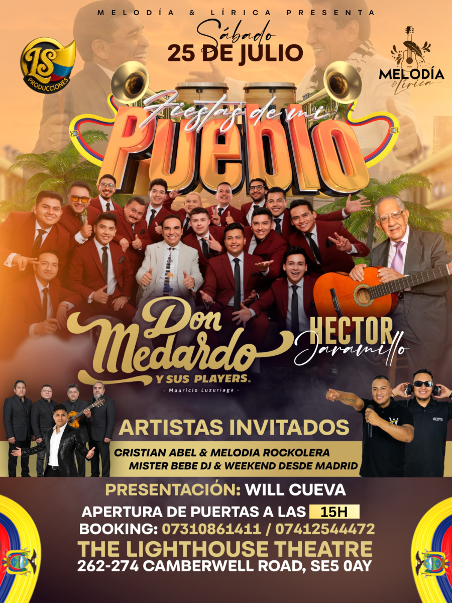 Poster del concierto Don Medardo y sus Players
