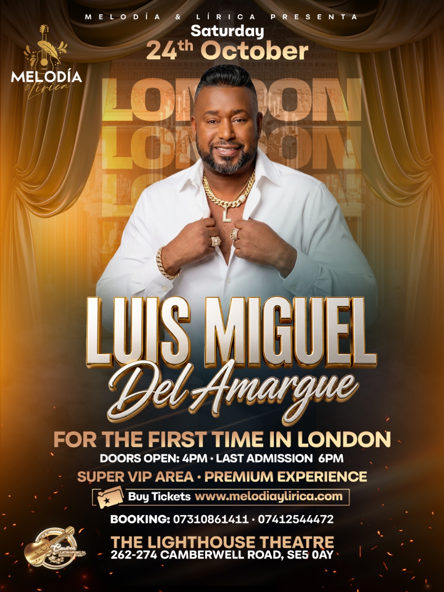 Poster del concierto Luis Miguel del Amargue
