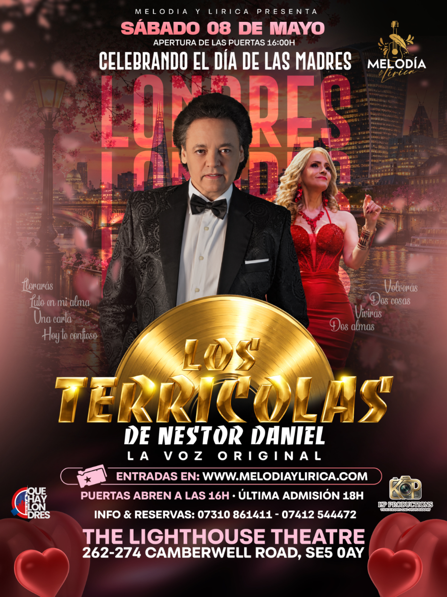 Poster del concierto Los Terrícolas de Néstor Daniel